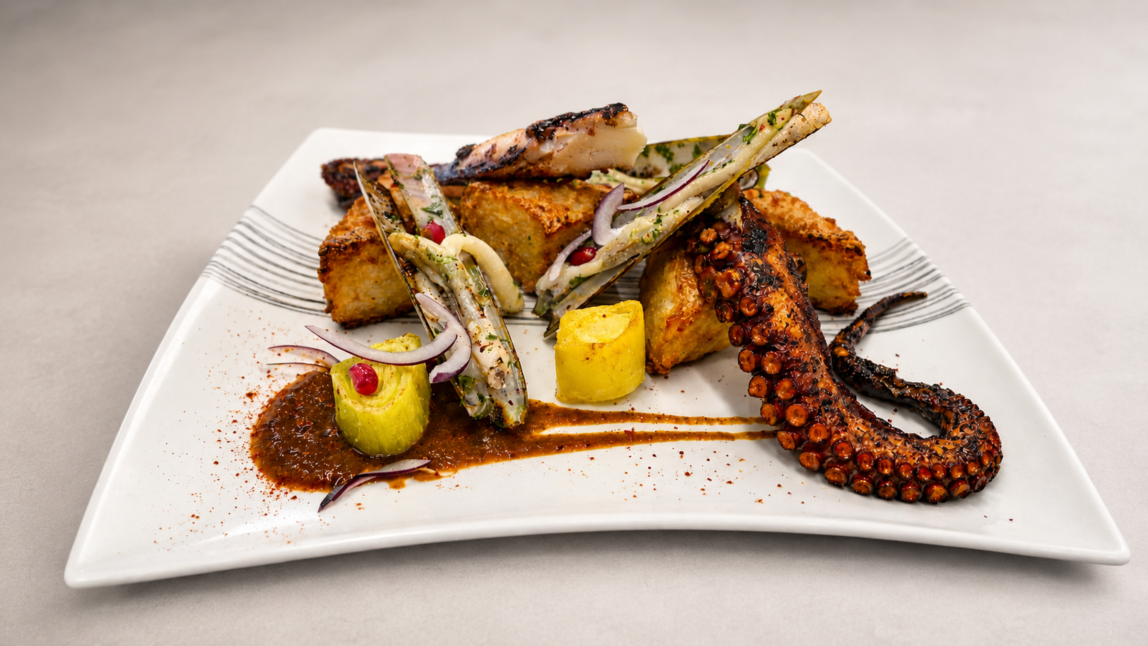 Plats méditerranéens et tapas au restaurant L'Athanor à Douarnenez